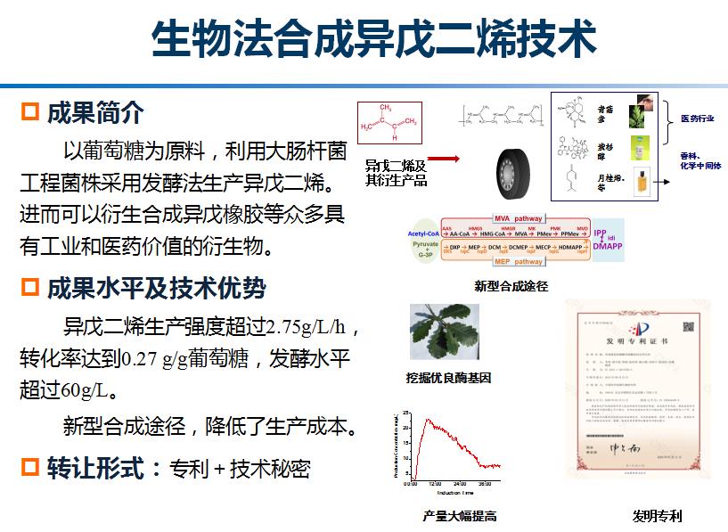 生物法合成异戊二烯技术